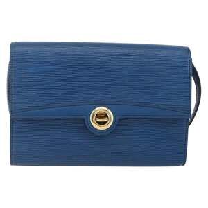 Louis Vuitton Epi Pochette Arche Shoulder Bag Blue